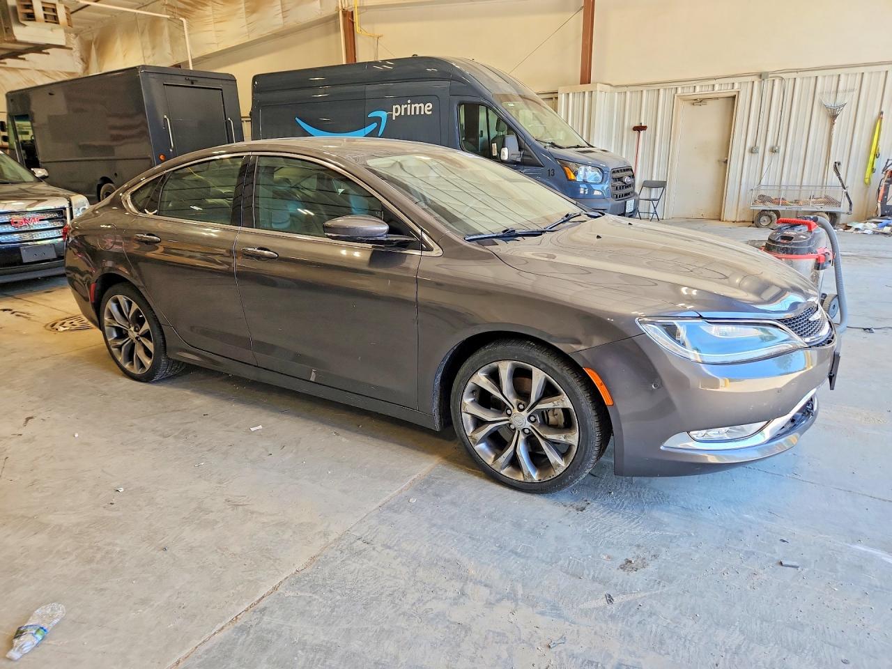2015 Chrysler 200 C Gray vin: 1C3CCCEG2FN593176