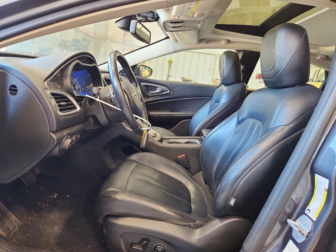 2015 Chrysler 200 C Gray vin: 1C3CCCEG2FN593176