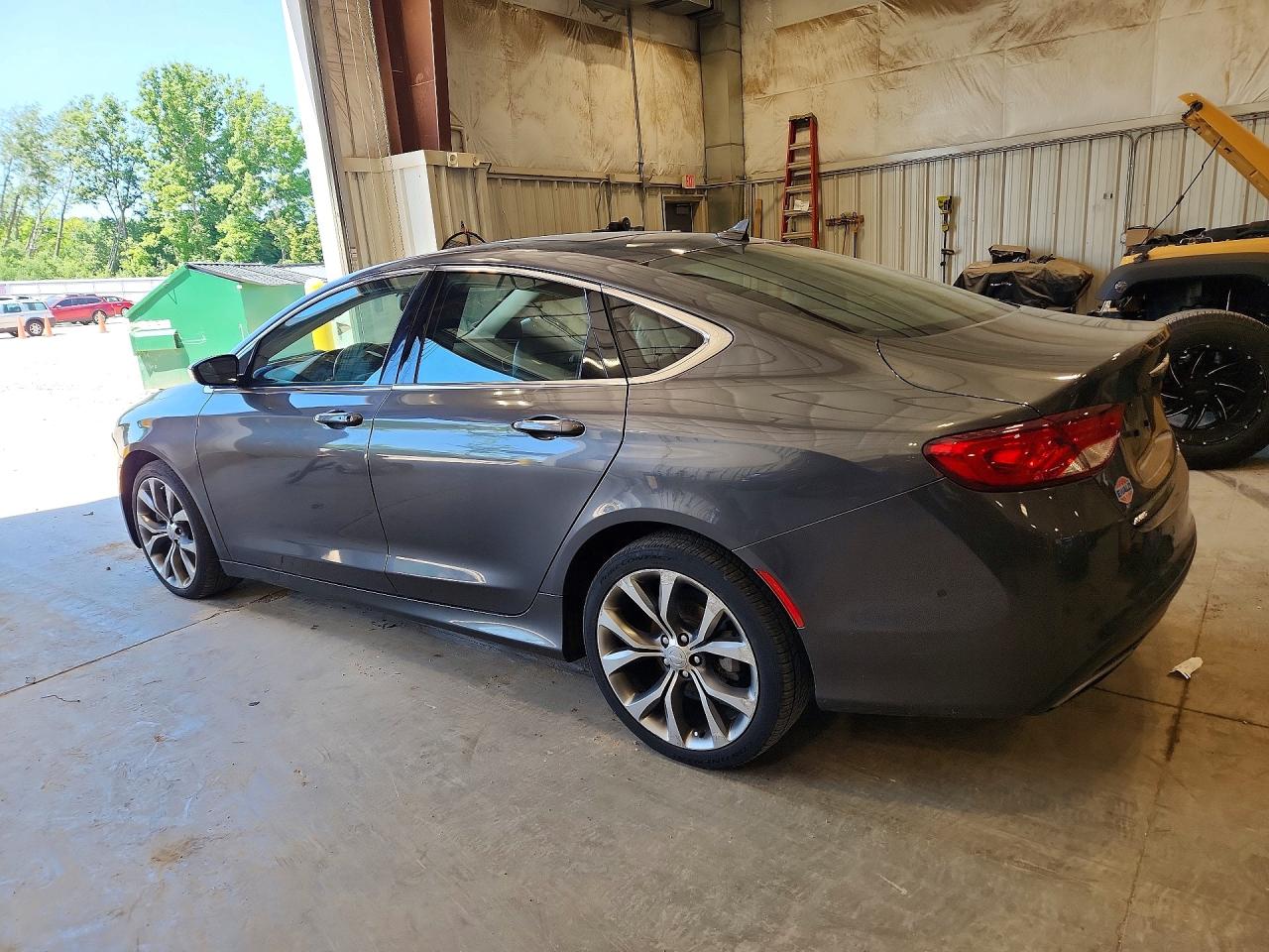 2015 Chrysler 200 C Gray vin: 1C3CCCEG2FN593176