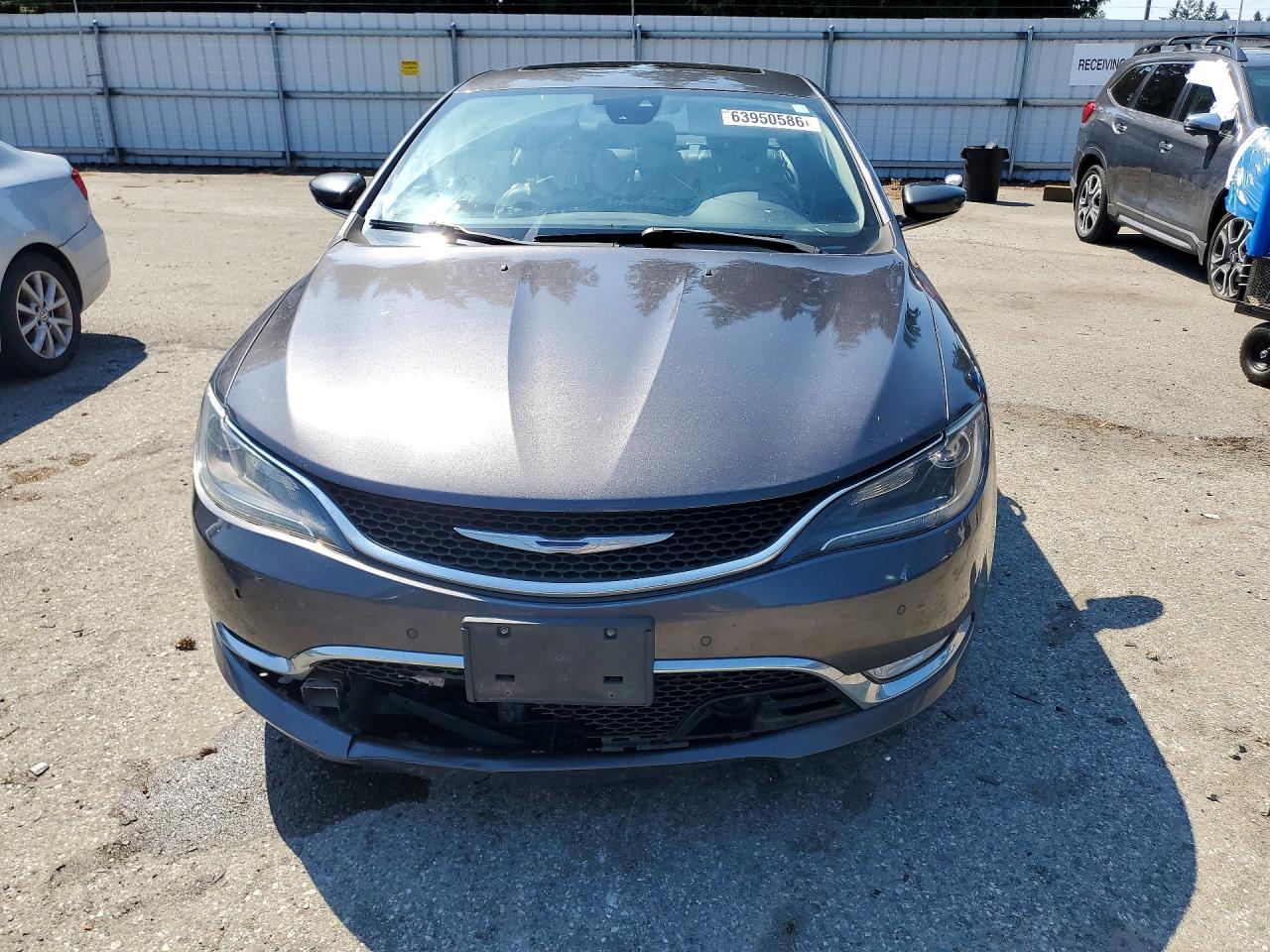 2015 Chrysler 200 C Gray vin: 1C3CCCEG2FN678440