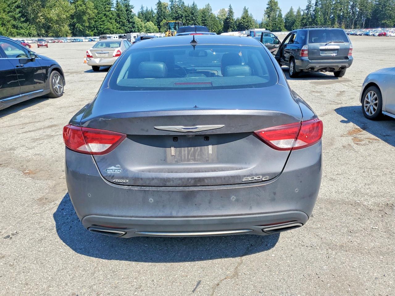 2015 Chrysler 200 C Gray vin: 1C3CCCEG2FN678440