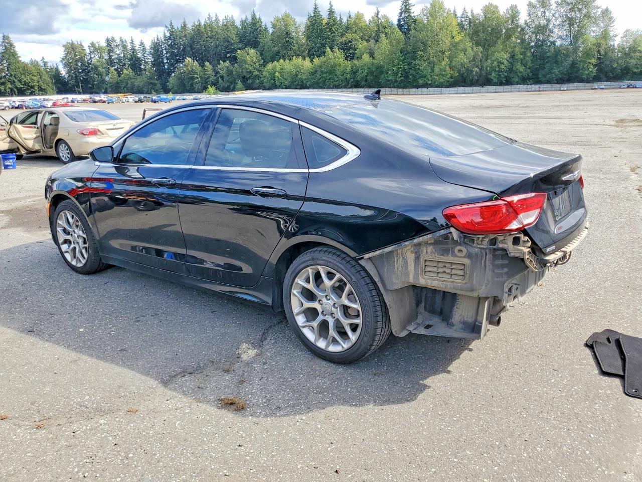 2015 Chrysler 200 C Black vin: 1C3CCCEG3FN512704