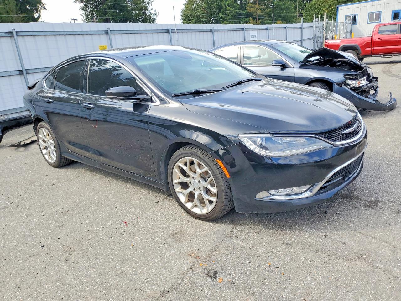 2015 Chrysler 200 C Black vin: 1C3CCCEG3FN512704