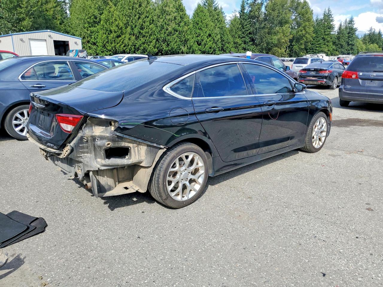 2015 Chrysler 200 C Black vin: 1C3CCCEG3FN512704