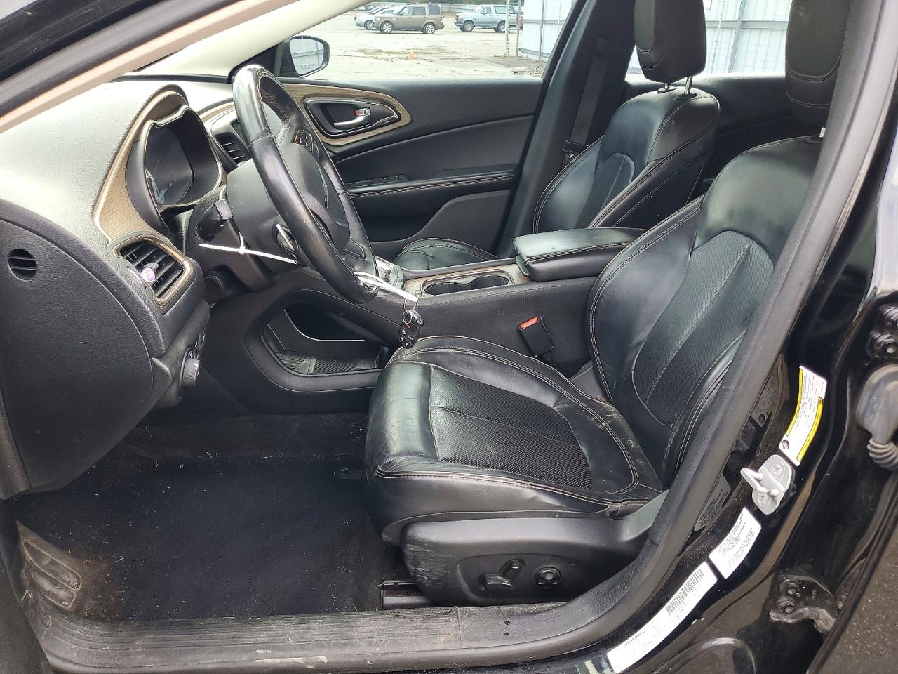 2015 Chrysler 200 C Black vin: 1C3CCCEG3FN512704