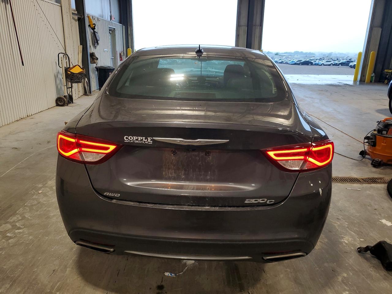 2015 Chrysler 200 C Gray vin: 1C3CCCEG3FN540583