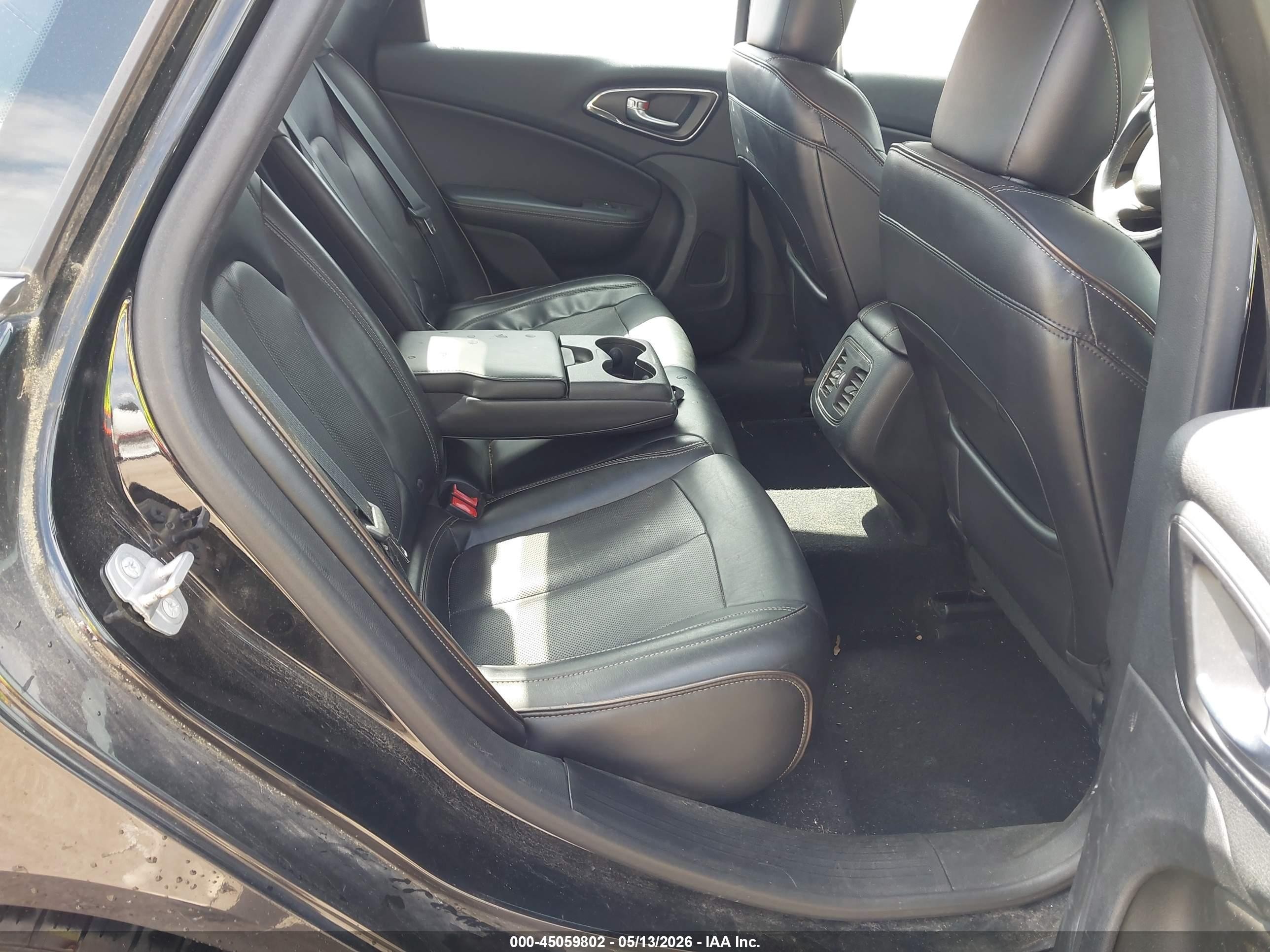 2015 Chrysler 200 C Black vin: 1C3CCCEG3FN610468