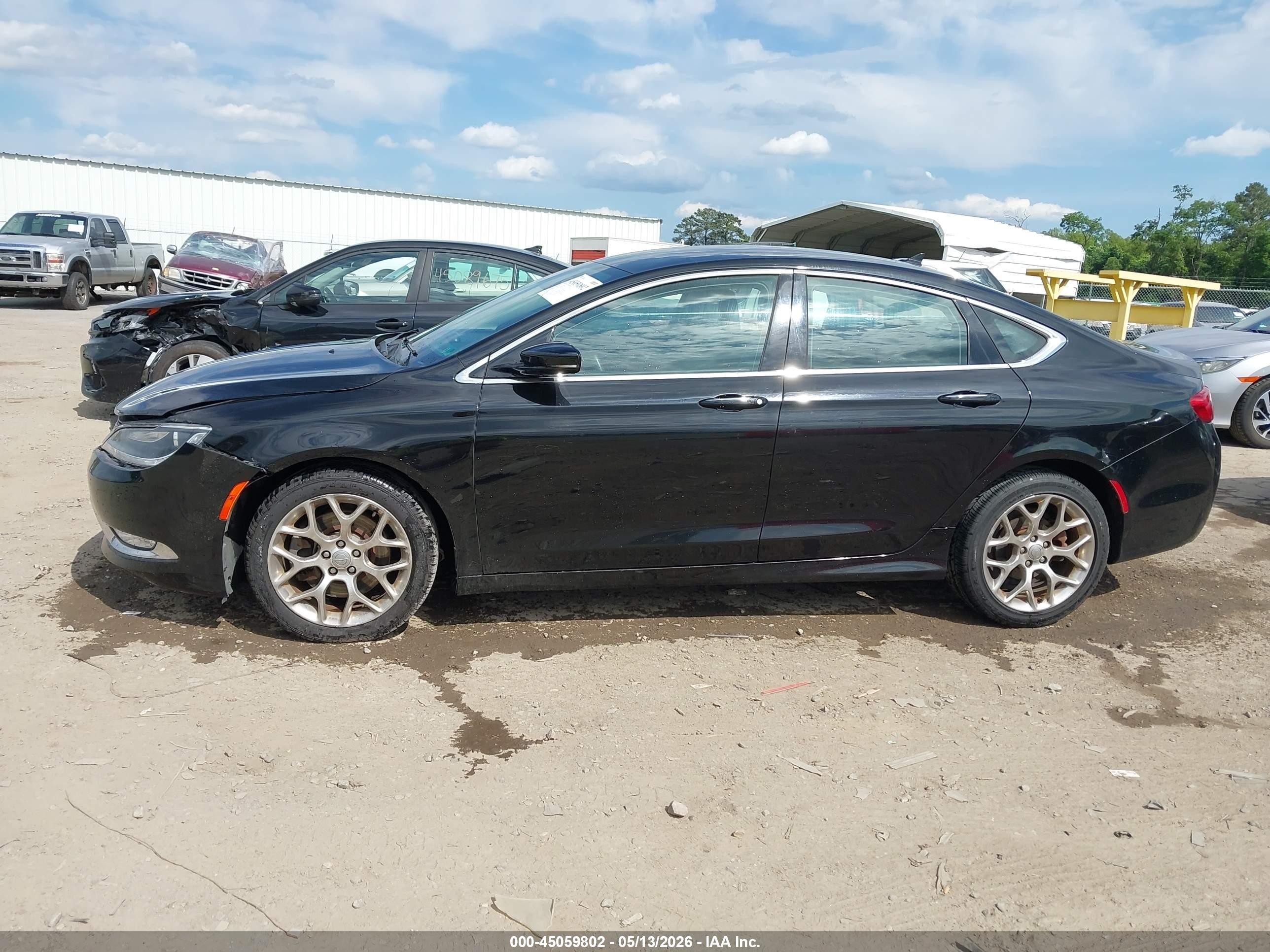 2015 Chrysler 200 C Black vin: 1C3CCCEG3FN610468
