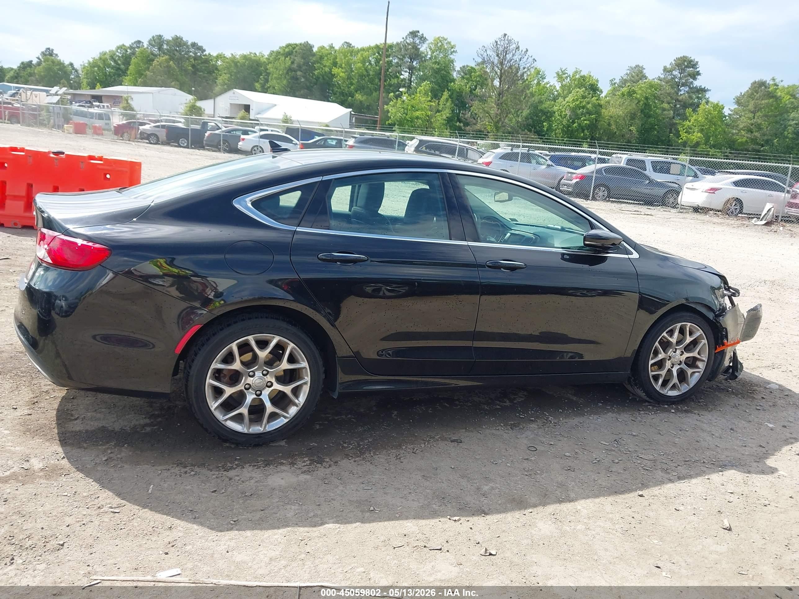 2015 Chrysler 200 C Black vin: 1C3CCCEG3FN610468