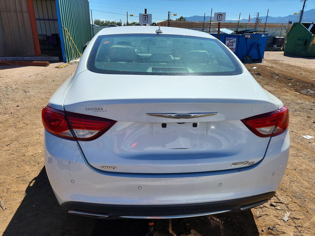 2015 Chrysler 200 C White vin: 1C3CCCEG4FN648484