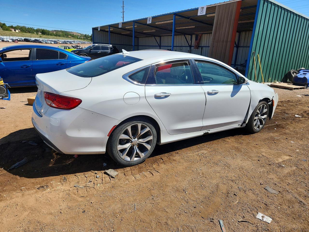 2015 Chrysler 200 C White vin: 1C3CCCEG4FN648484