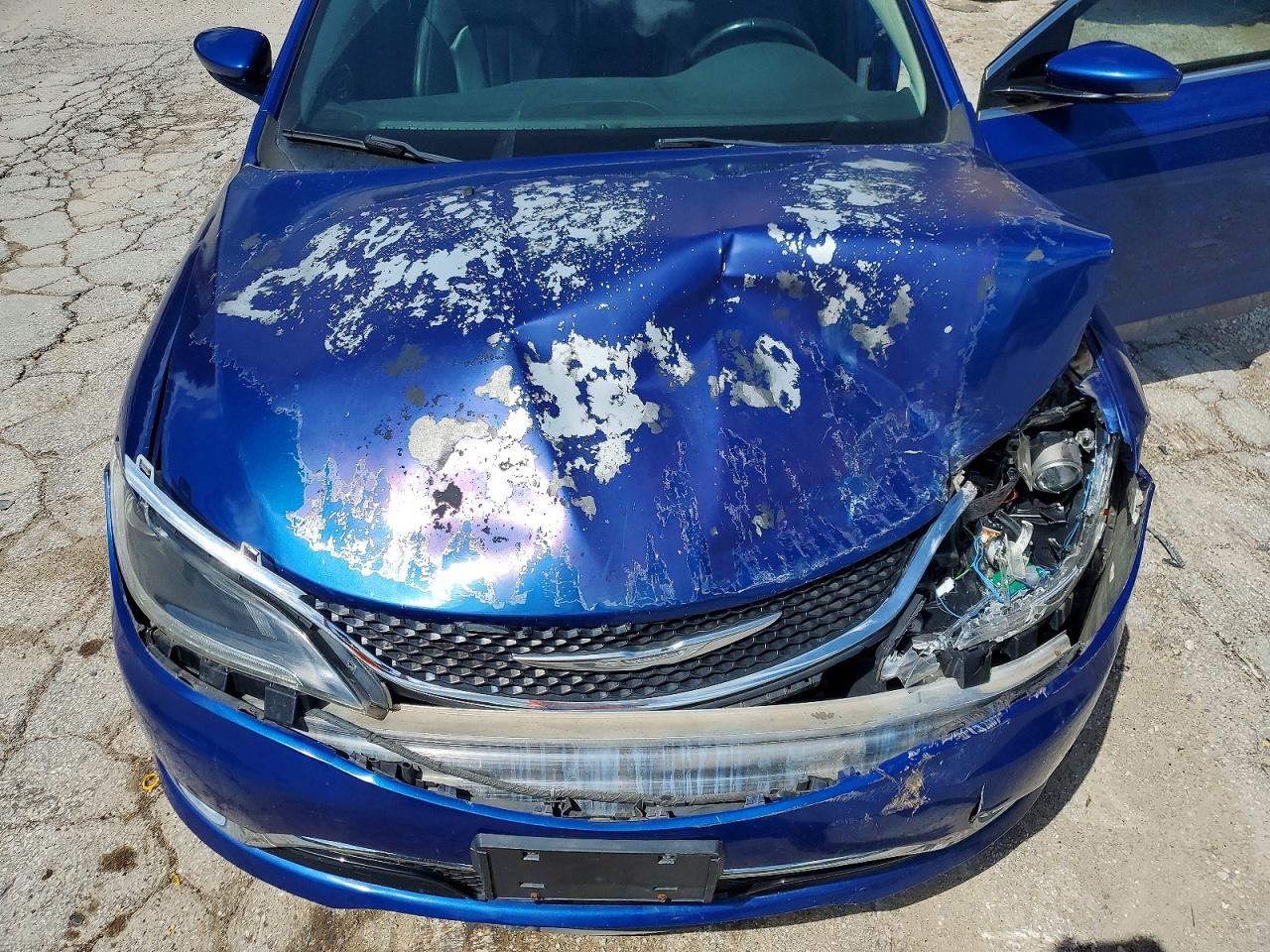 2015 Chrysler 200 C Blue vin: 1C3CCCEG4FN686961