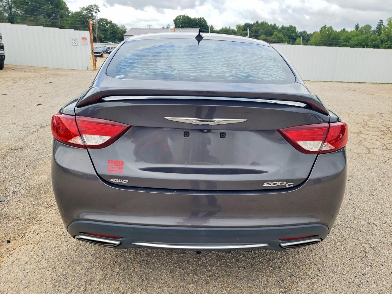 2015 Chrysler 200 C Gray vin: 1C3CCCEG6FN512387