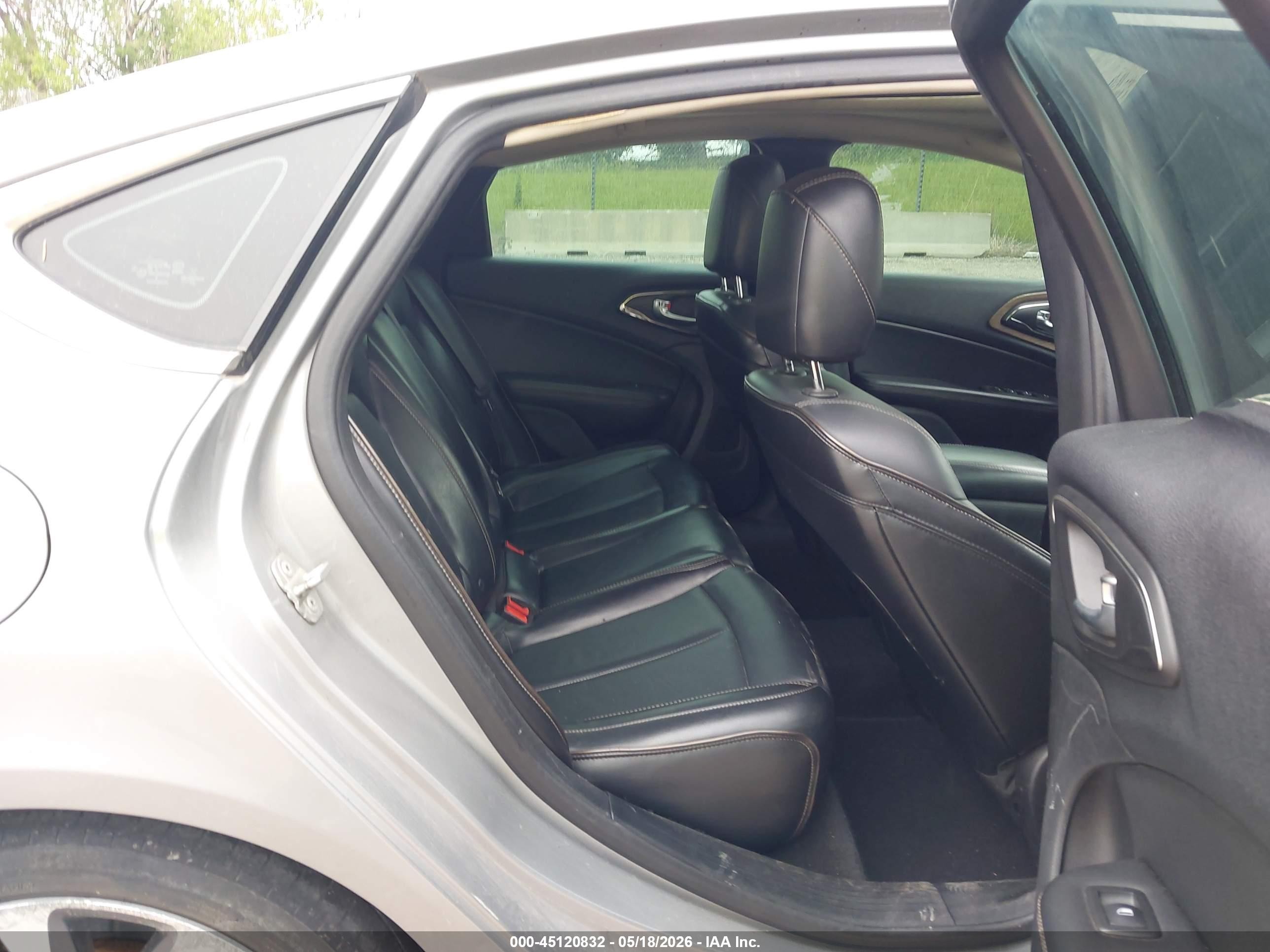 2015 Chrysler 200 C Gray vin: 1C3CCCEG7FN542837