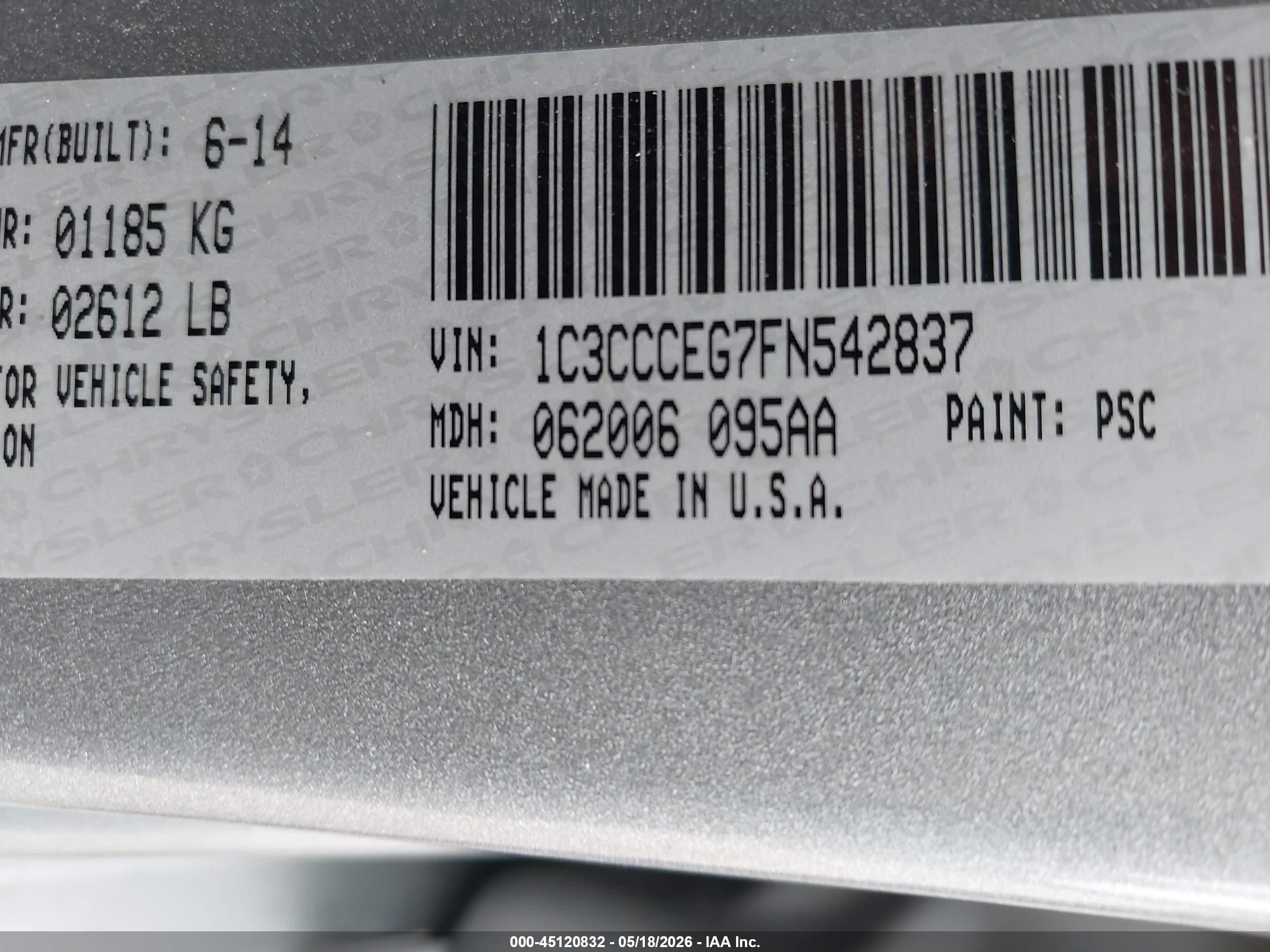 2015 Chrysler 200 C Gray vin: 1C3CCCEG7FN542837