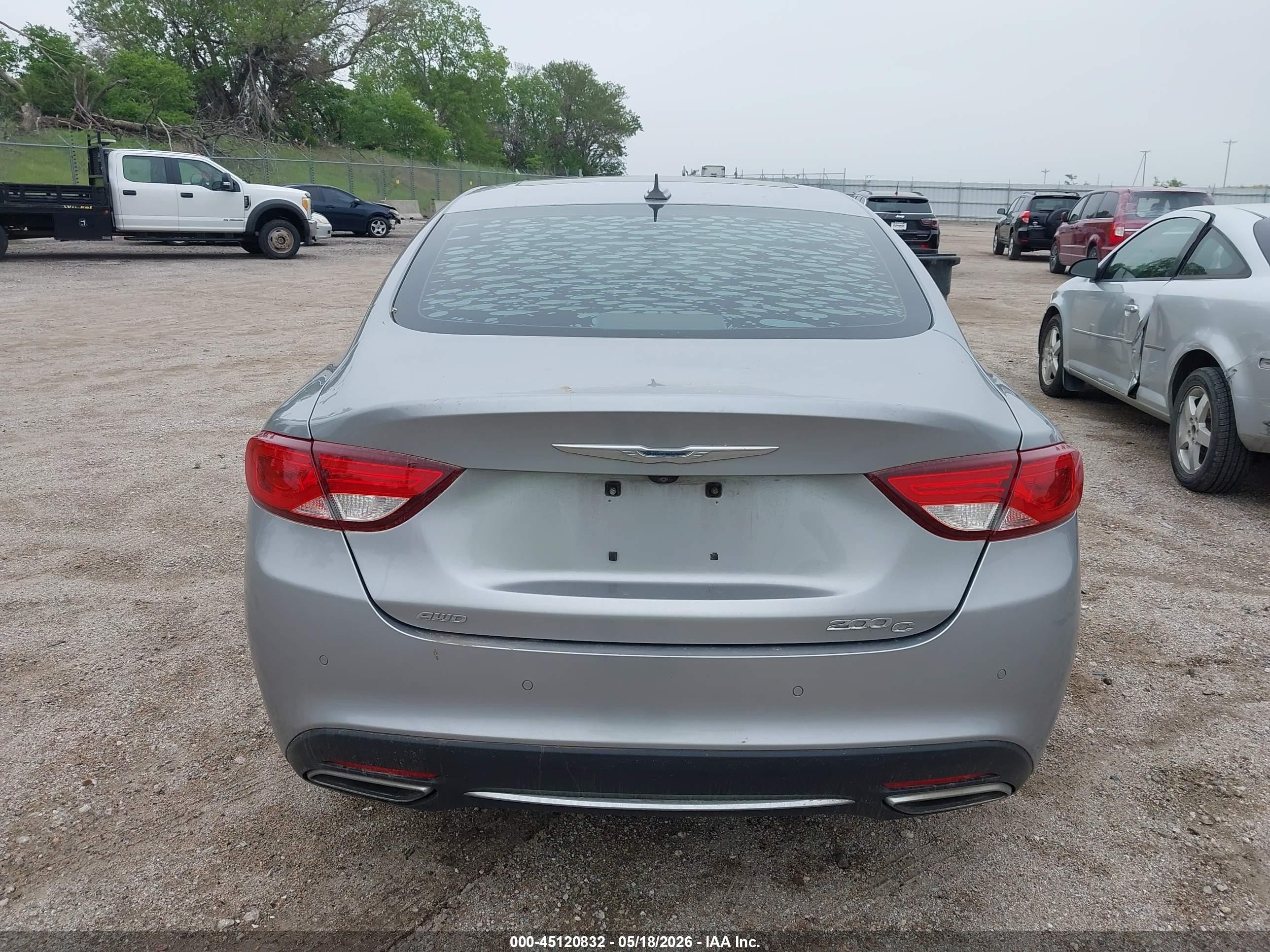 2015 Chrysler 200 C Gray vin: 1C3CCCEG7FN542837