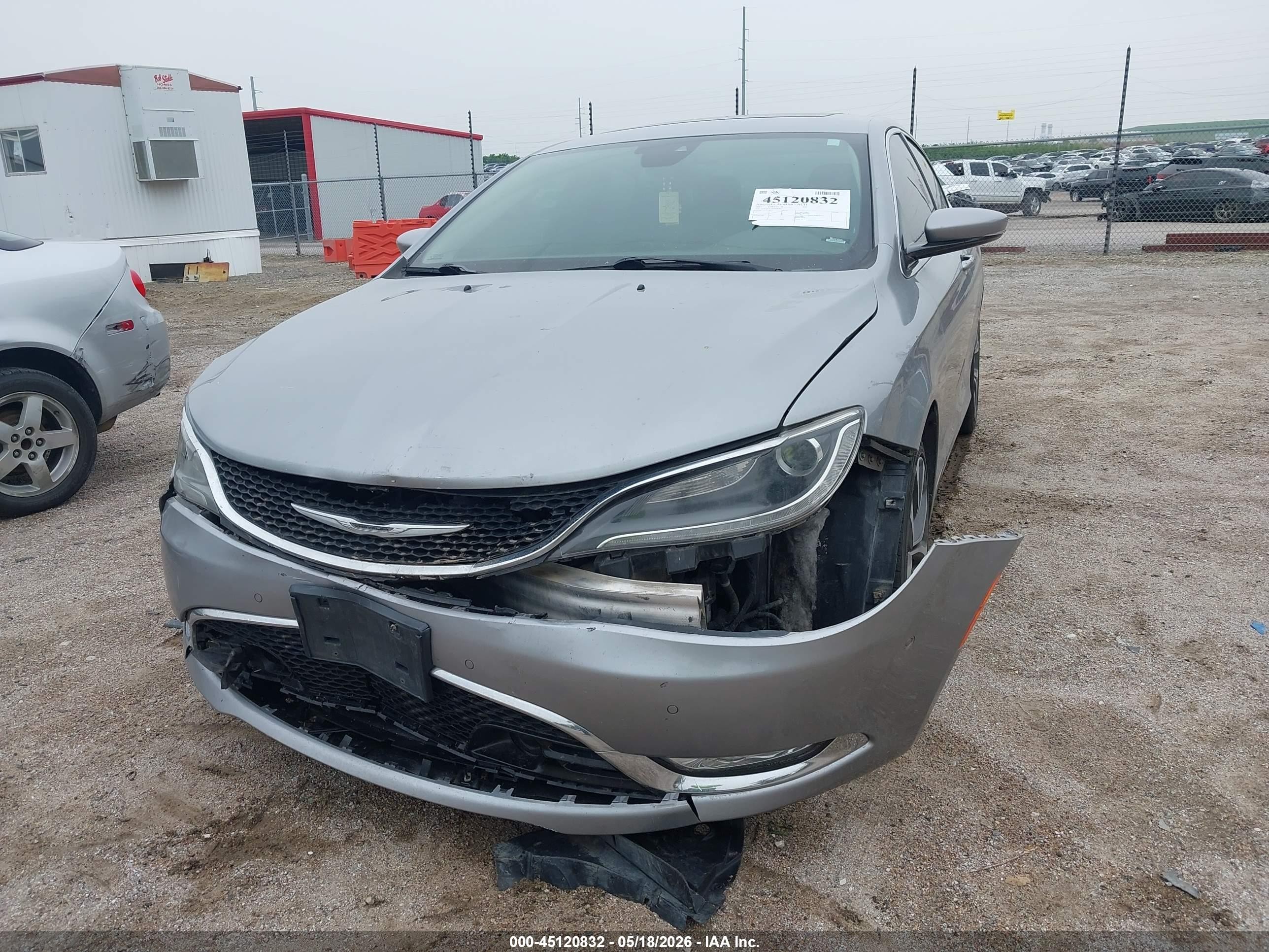 2015 Chrysler 200 C Gray vin: 1C3CCCEG7FN542837