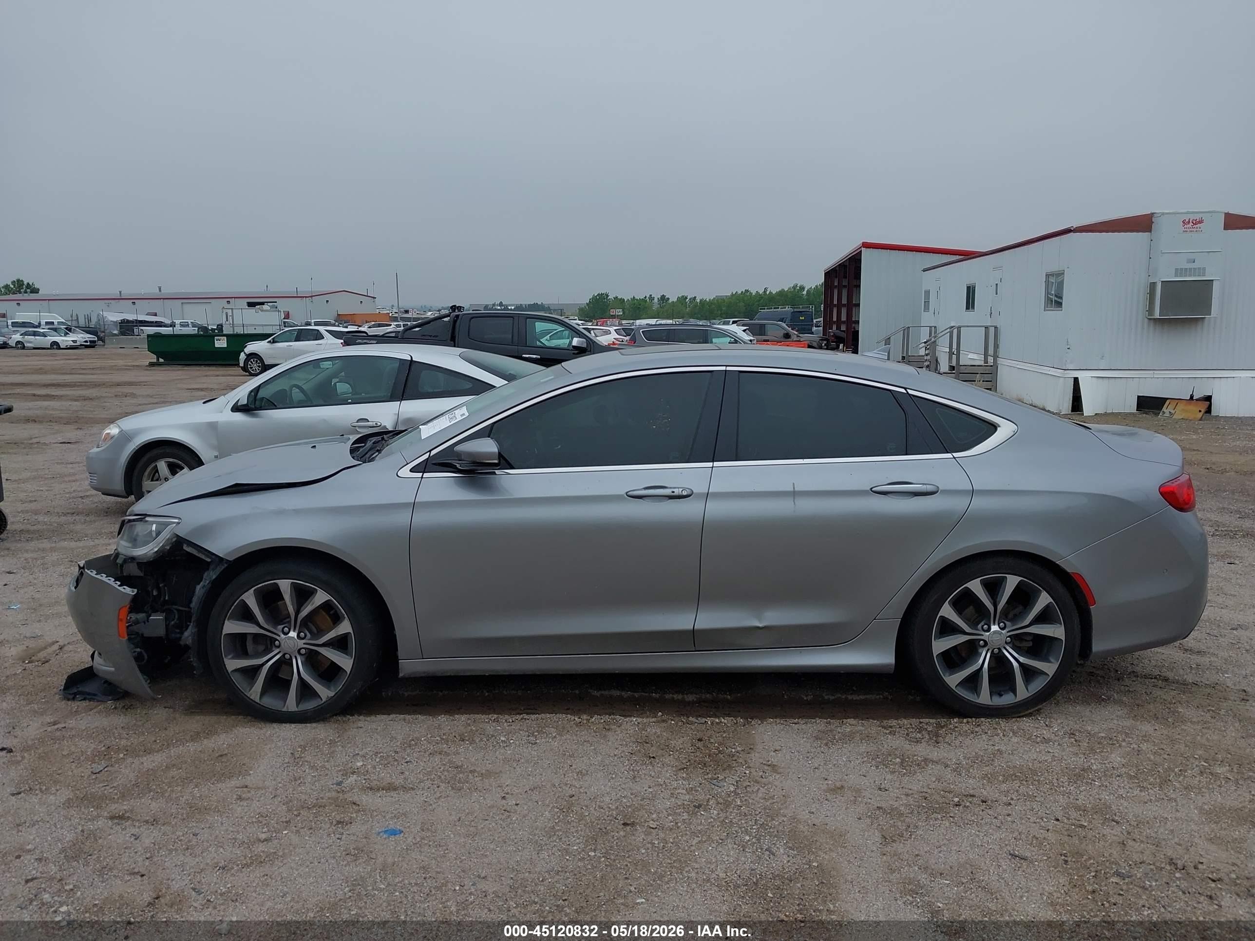 2015 Chrysler 200 C Gray vin: 1C3CCCEG7FN542837