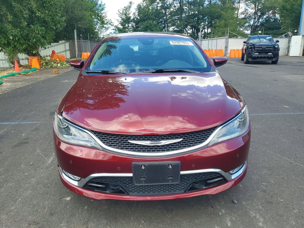 2015 Chrysler 200 C Red vin: 1C3CCCEG7FN551070