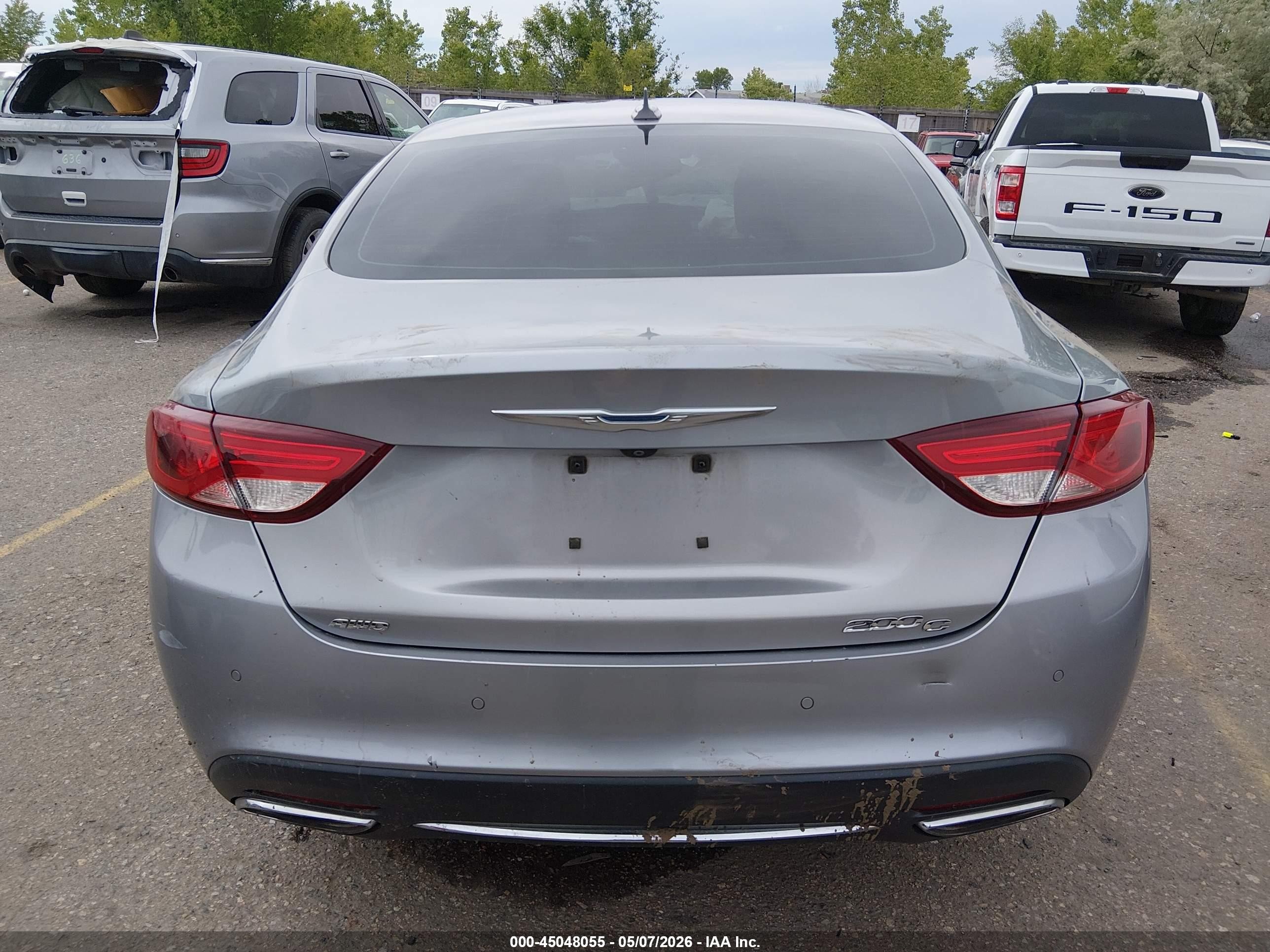 2015 Chrysler 200 C Silver vin: 1C3CCCEG7FN656790