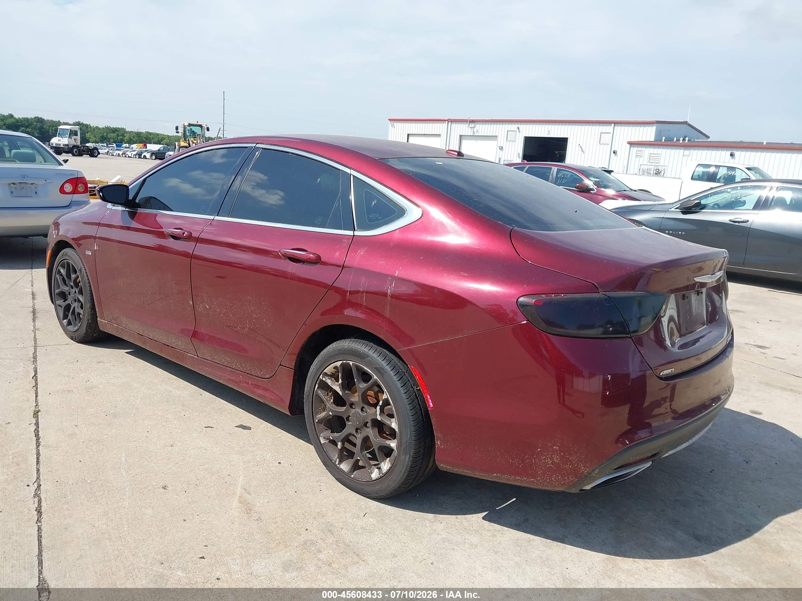 2015 Chrysler 200 C Brown vin: 1C3CCCEG8FN540112
