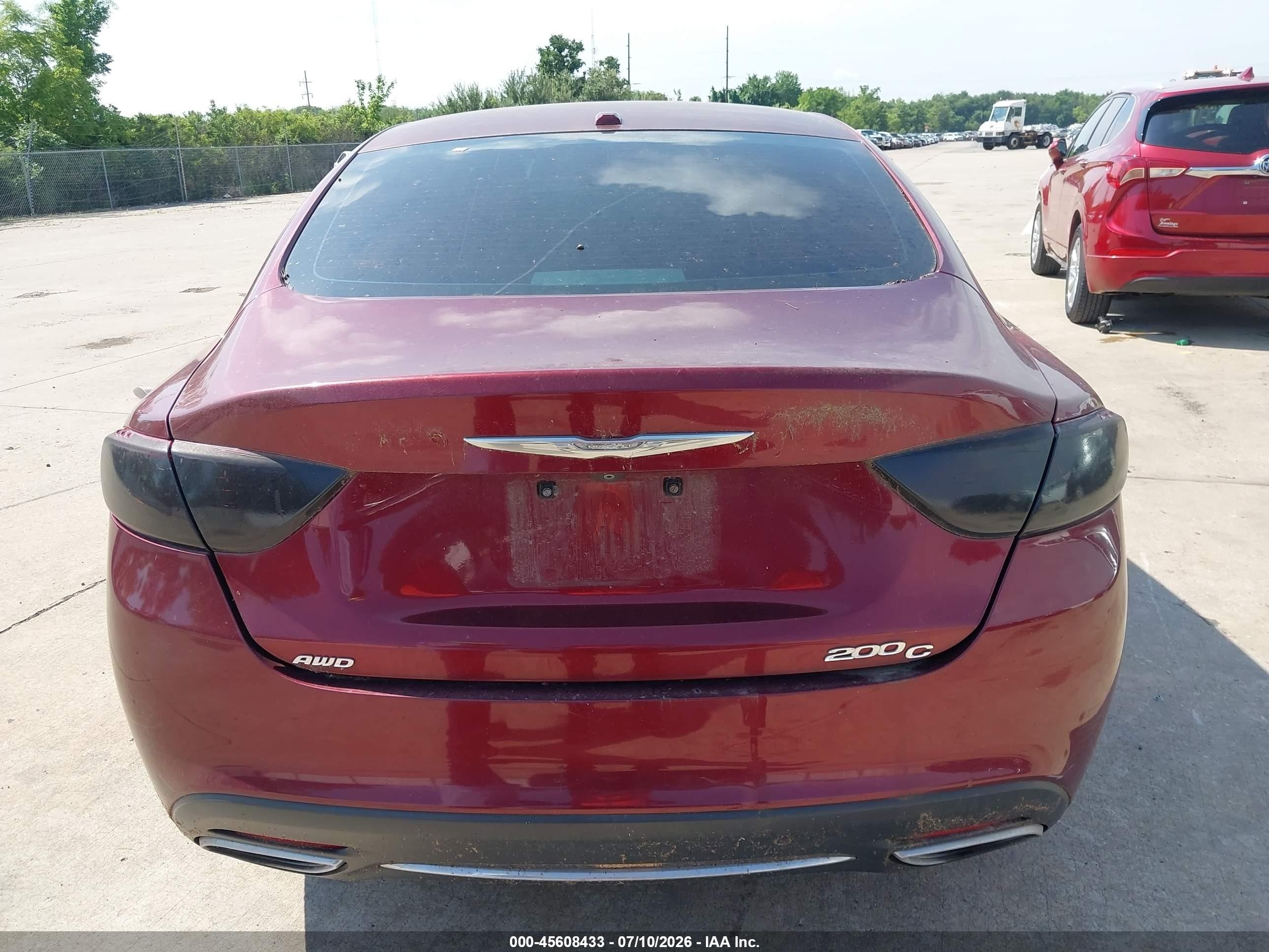 2015 Chrysler 200 C Brown vin: 1C3CCCEG8FN540112