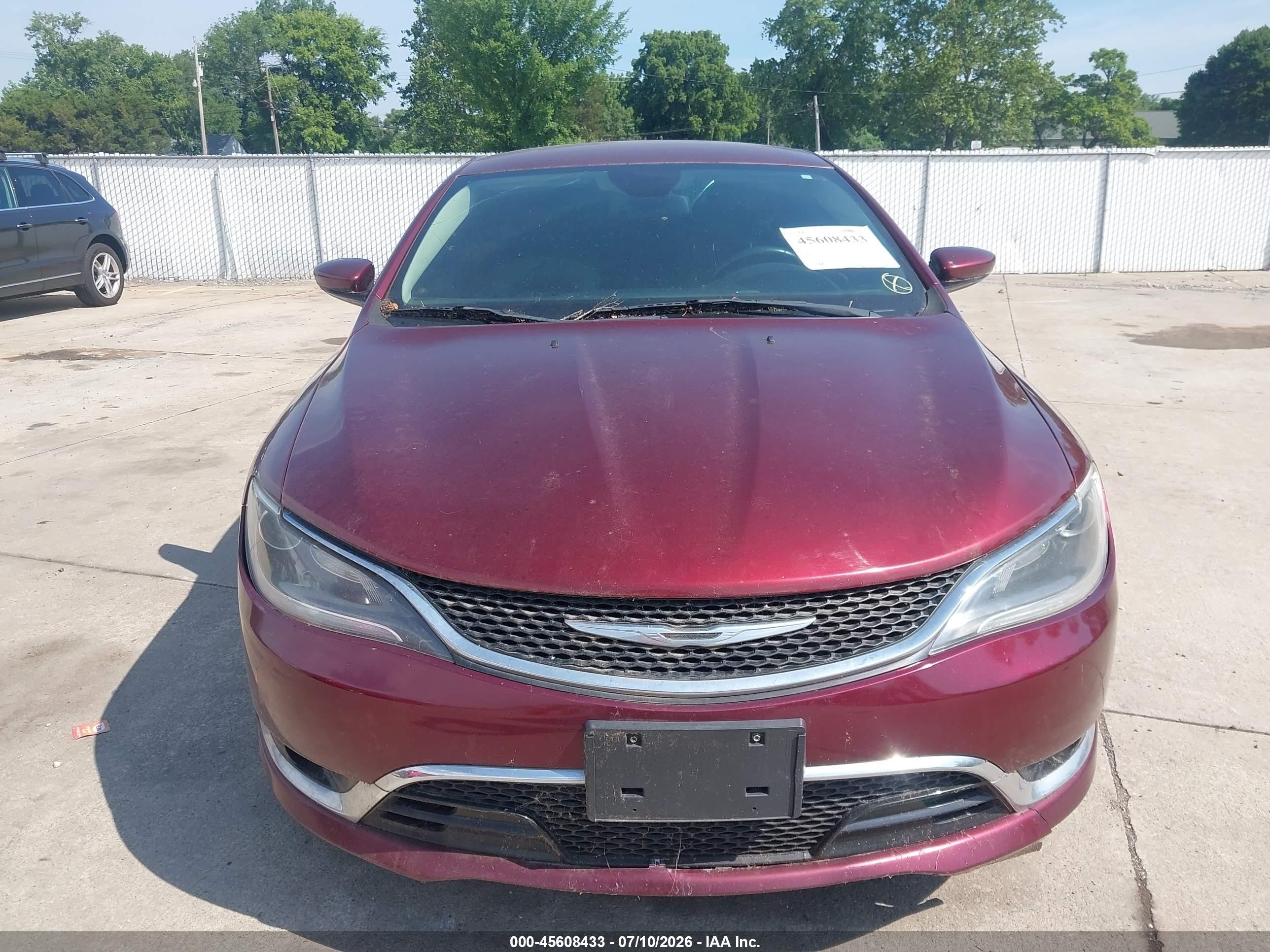 2015 Chrysler 200 C Brown vin: 1C3CCCEG8FN540112