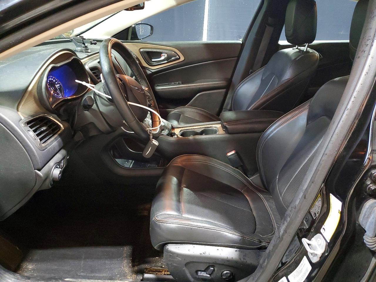 2015 Chrysler 200 C Black vin: 1C3CCCEG8FN550994