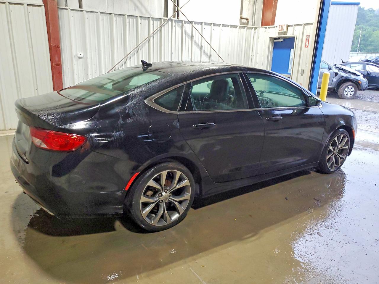 2015 Chrysler 200 C Black vin: 1C3CCCEG8FN550994