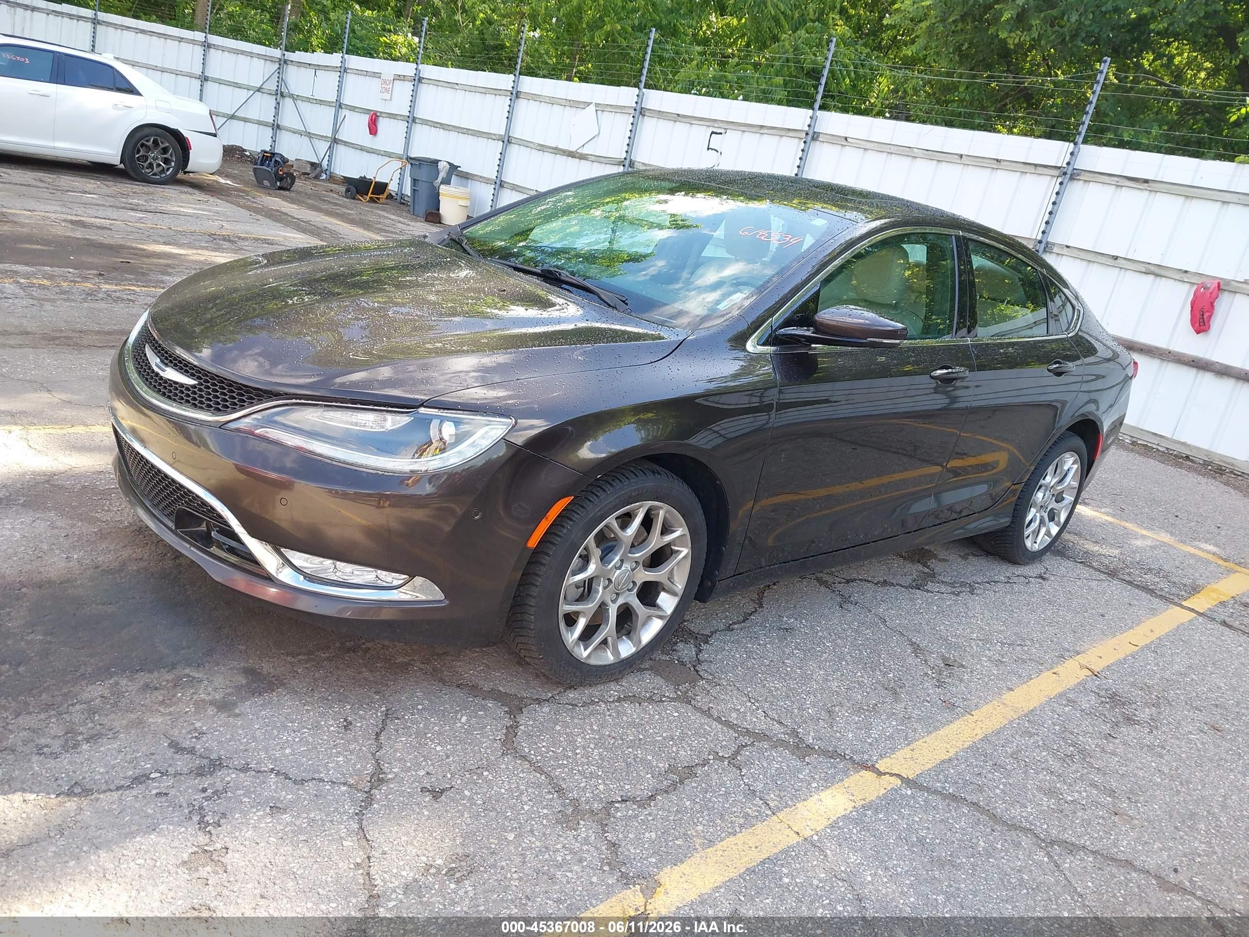 2015 Chrysler 200 C Black vin: 1C3CCCEG8FN618534