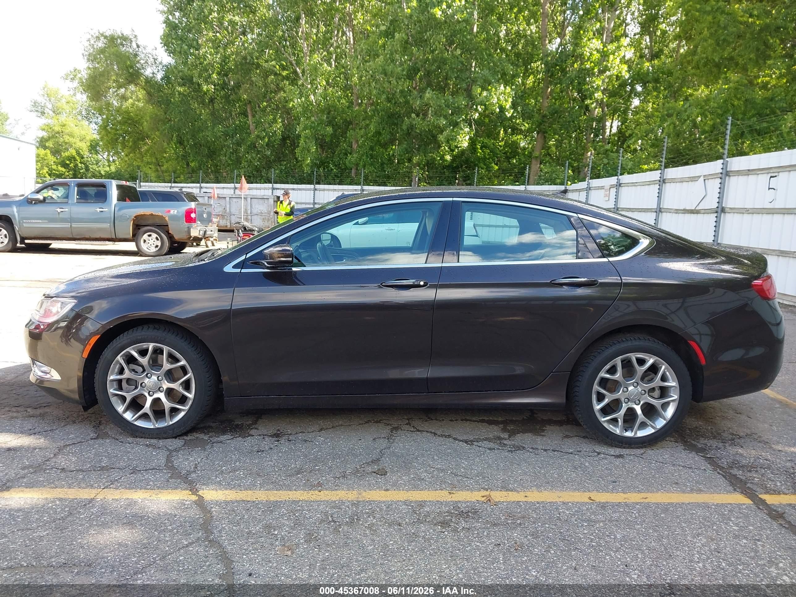 2015 Chrysler 200 C Black vin: 1C3CCCEG8FN618534