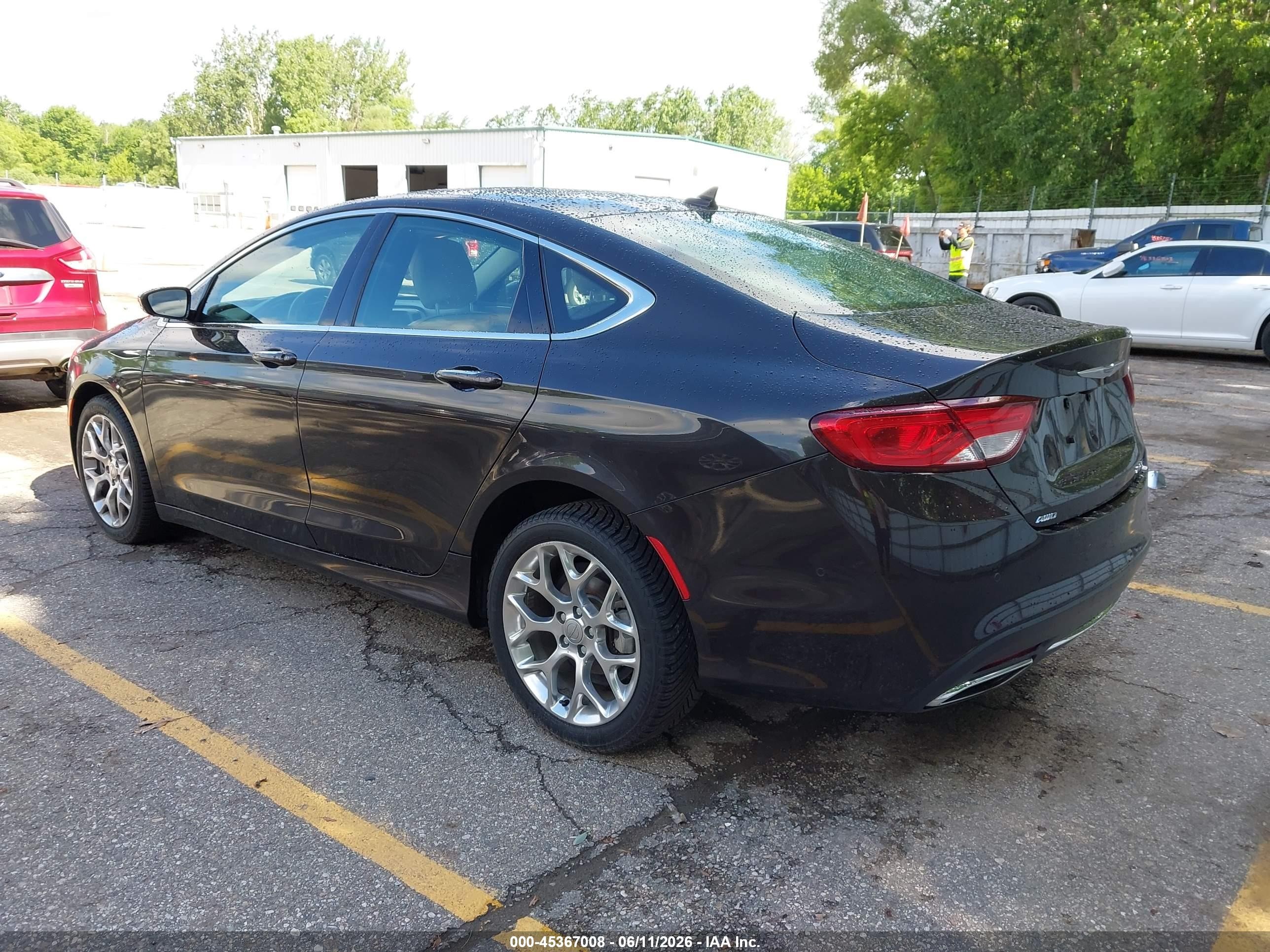 2015 Chrysler 200 C Black vin: 1C3CCCEG8FN618534