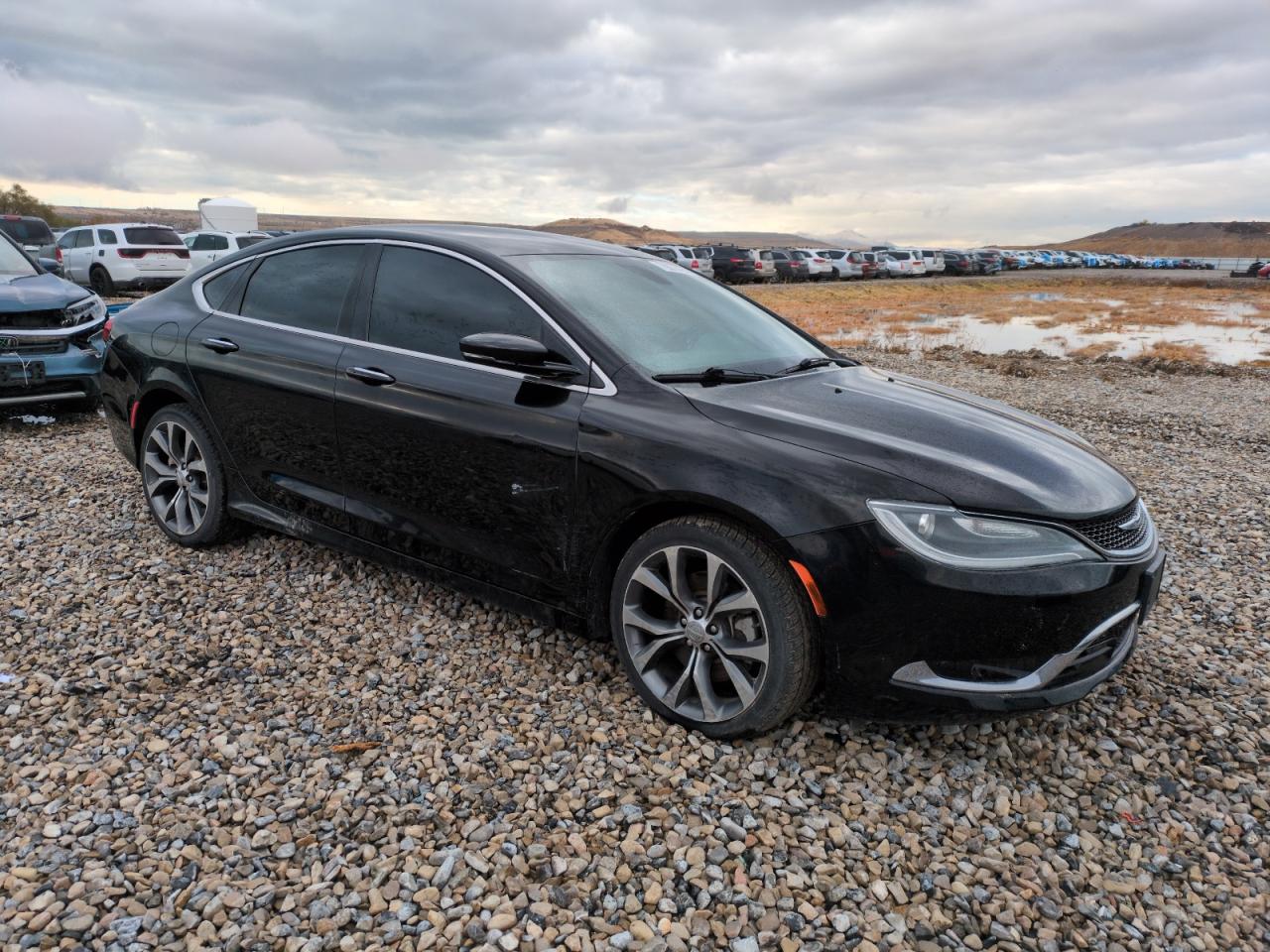 2015 Chrysler 200 C Черный vin: 1C3CCCEG8FN644437