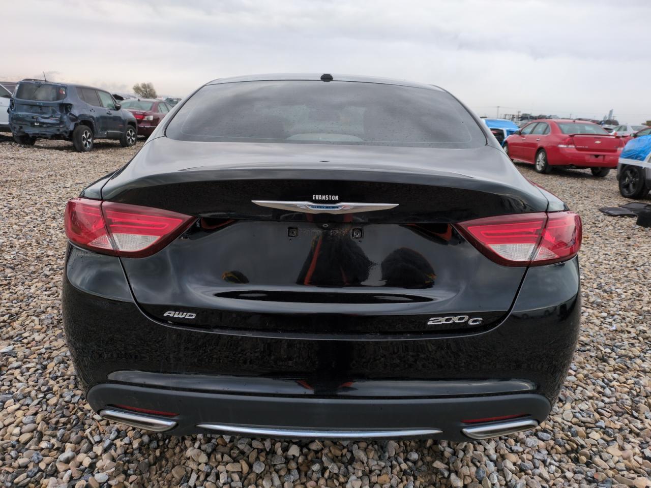 2015 Chrysler 200 C Черный vin: 1C3CCCEG8FN644437