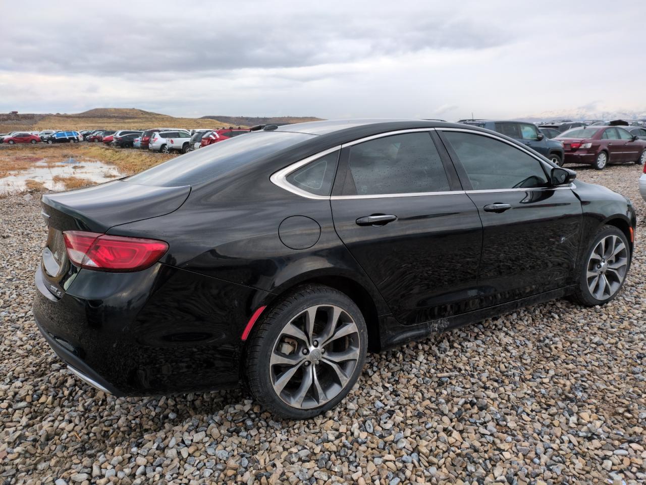 2015 Chrysler 200 C Черный vin: 1C3CCCEG8FN644437