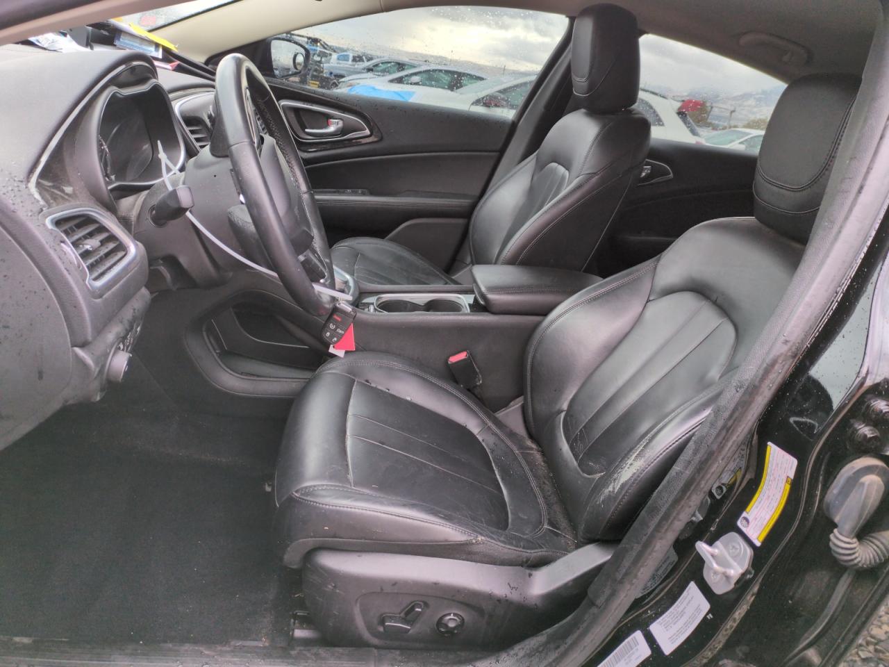 2015 Chrysler 200 C Черный vin: 1C3CCCEG8FN644437