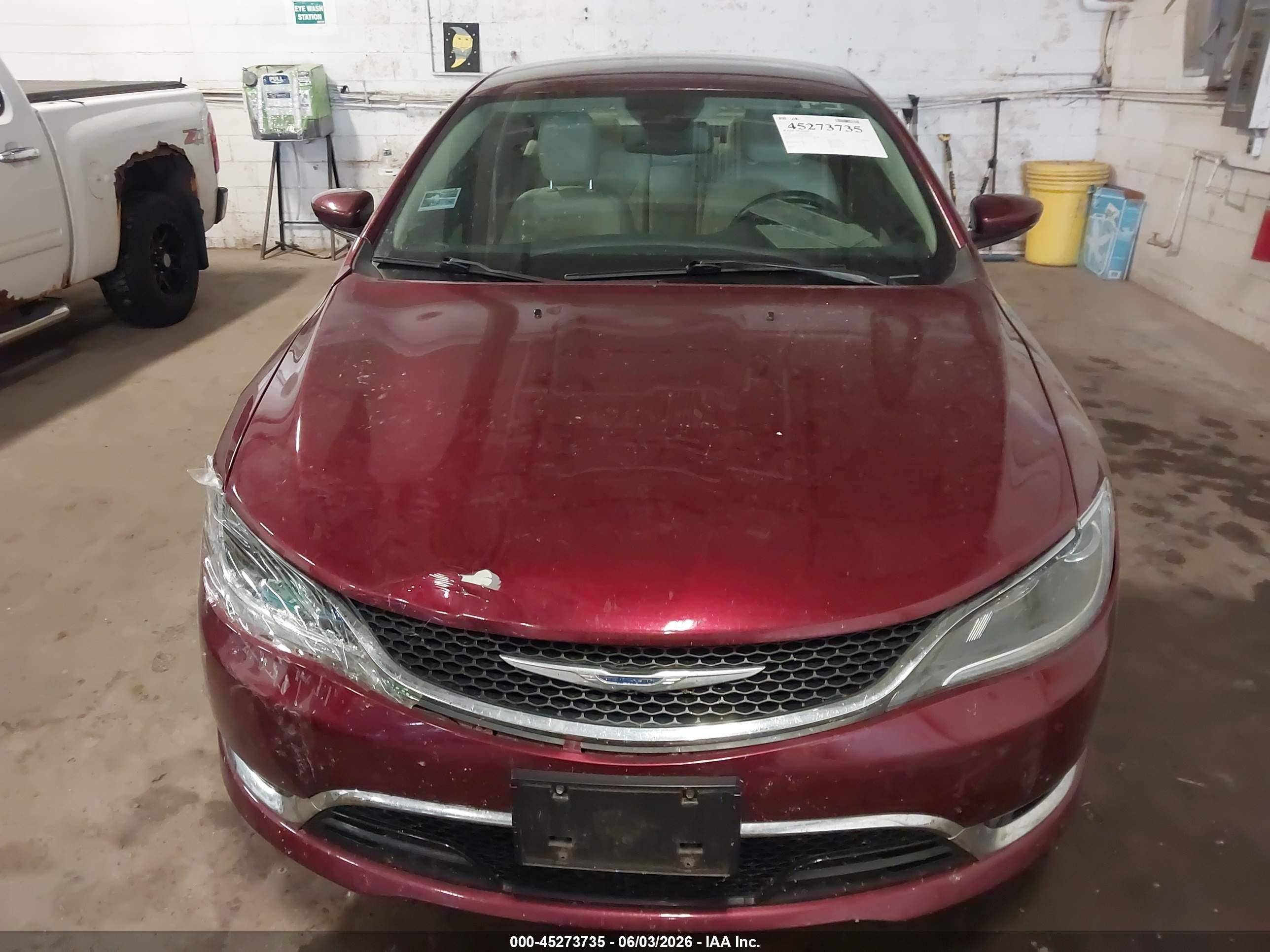 2015 Chrysler 200 C Burgundy vin: 1C3CCCEG9FN592994