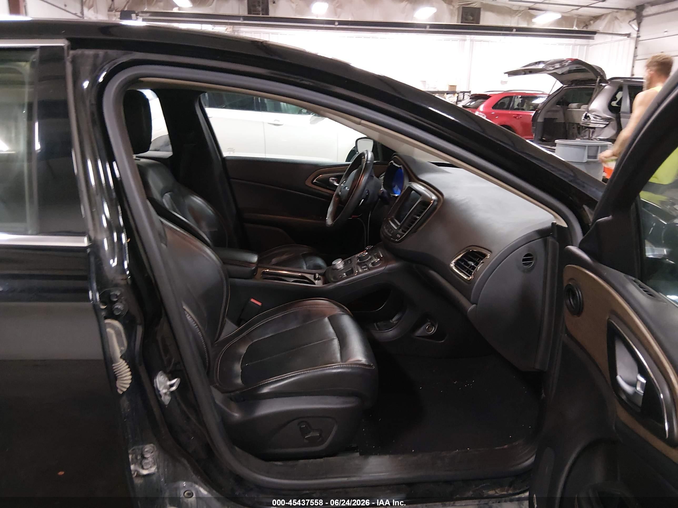 2015 Chrysler 200 C Black vin: 1C3CCCEGXFN664883