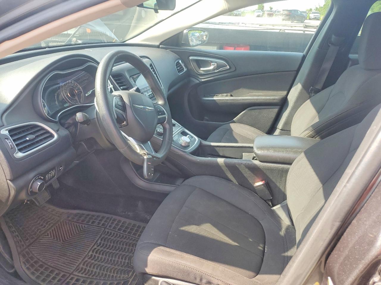 2015 Chrysler 200 Lx Gray vin: 1C3CCCFB3FN511099