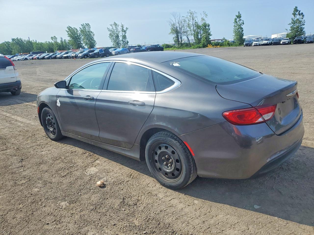 2015 Chrysler 200 Lx Gray vin: 1C3CCCFB3FN511099