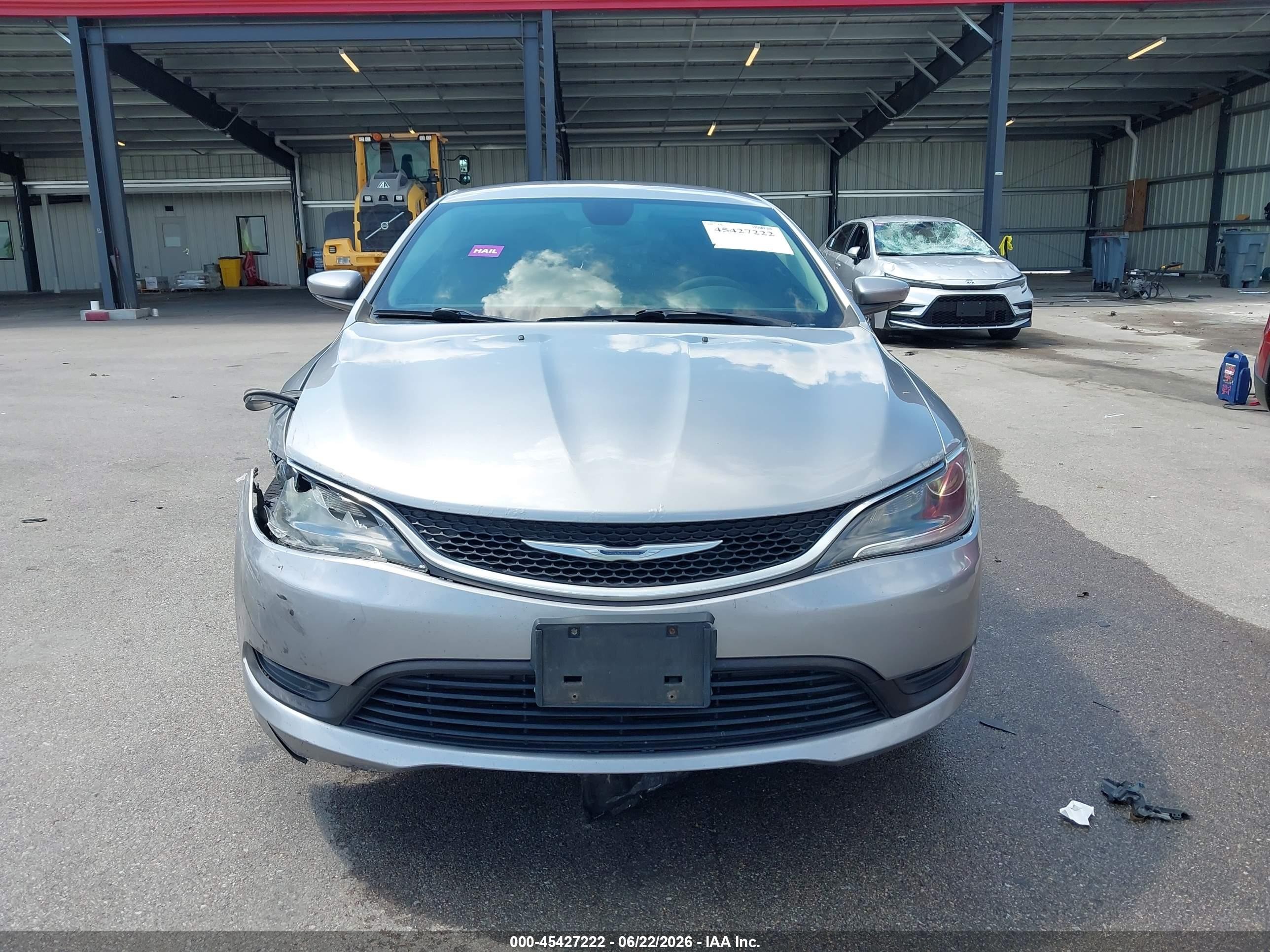 2015 Chrysler 200 Lx Silver vin: 1C3CCCFB3FN591973