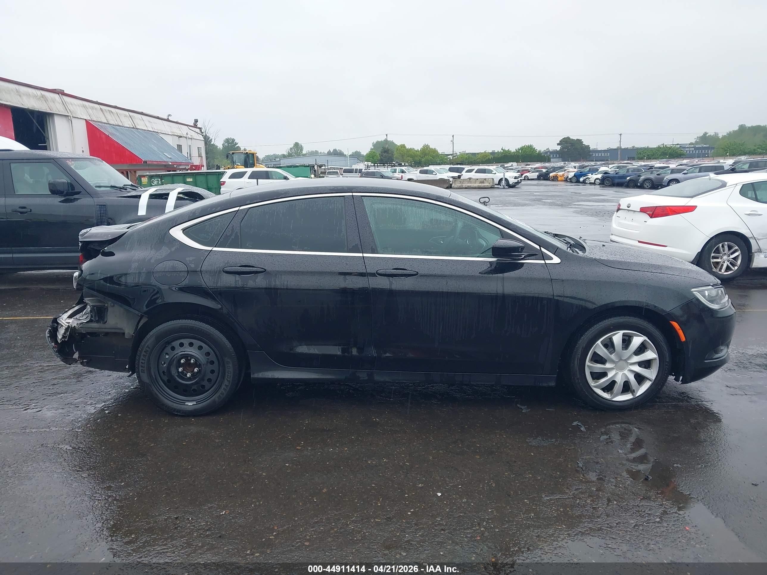 2015 Chrysler 200 Lx Black vin: 1C3CCCFB4FN622423