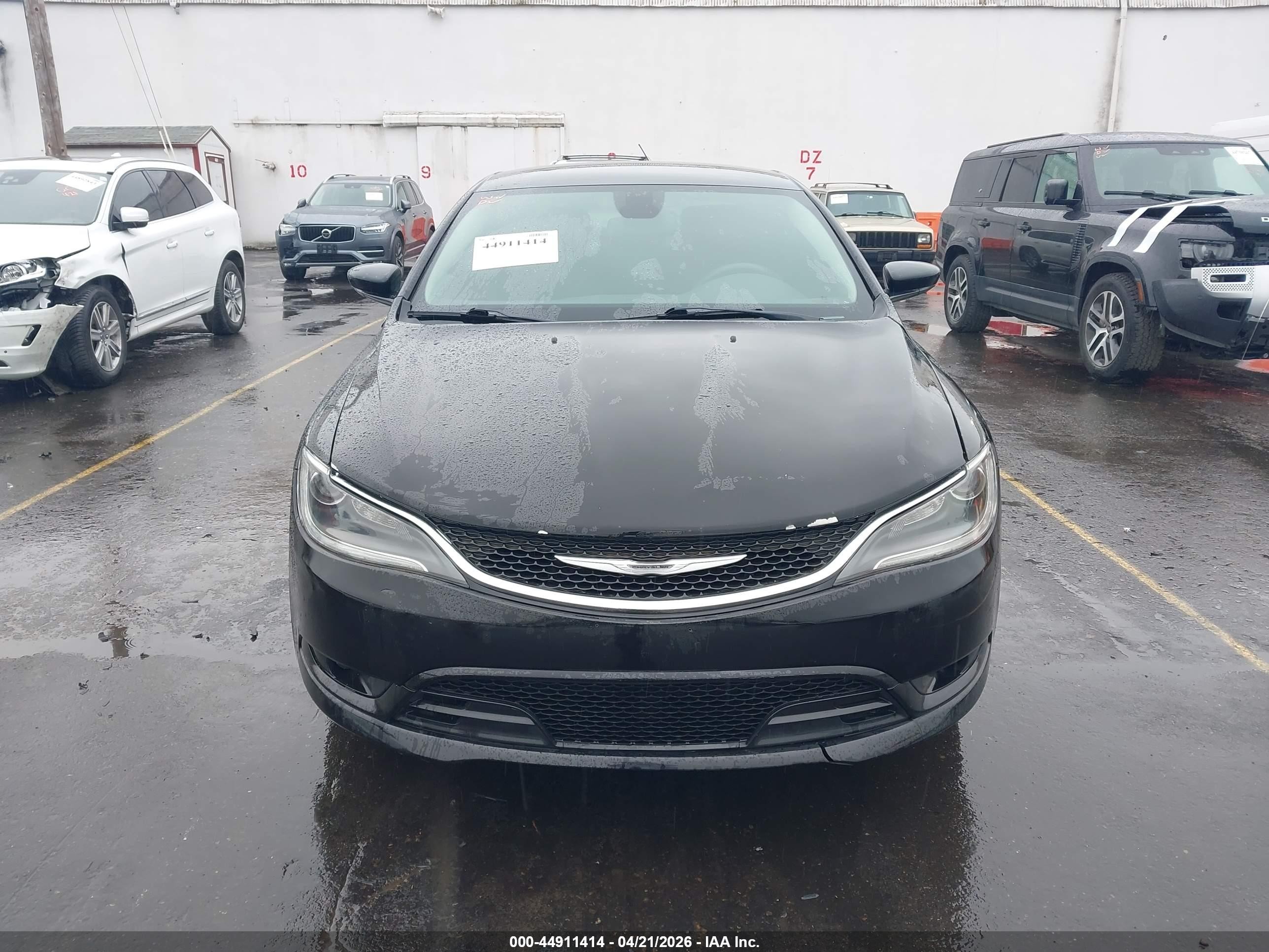 2015 Chrysler 200 Lx Black vin: 1C3CCCFB4FN622423