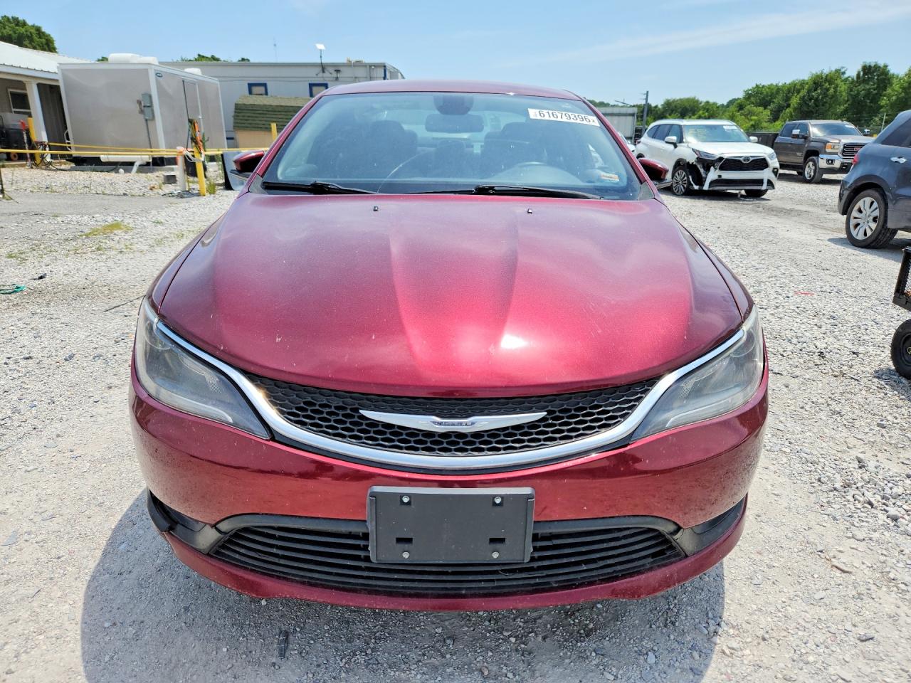 2015 Chrysler 200 Lx Maroon vin: 1C3CCCFB4FN634670