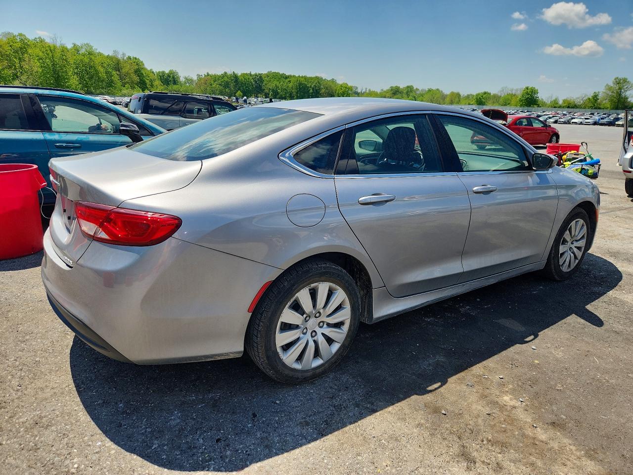 2016 Chrysler 200 Lx Silver vin: 1C3CCCFB6GN183999