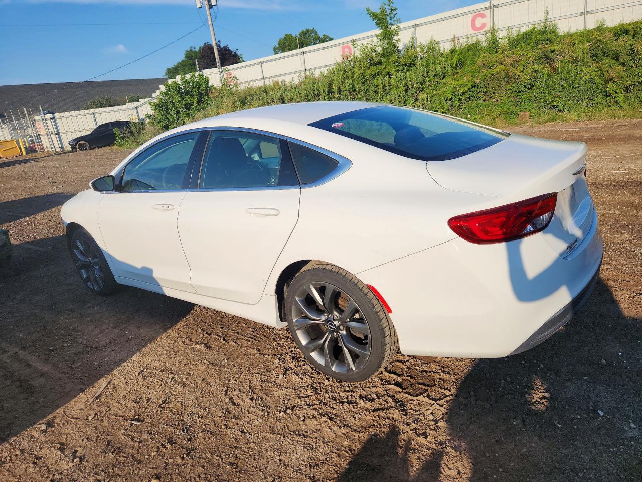2015 Chrysler 200 Lx White vin: 1C3CCCFB9FN622238