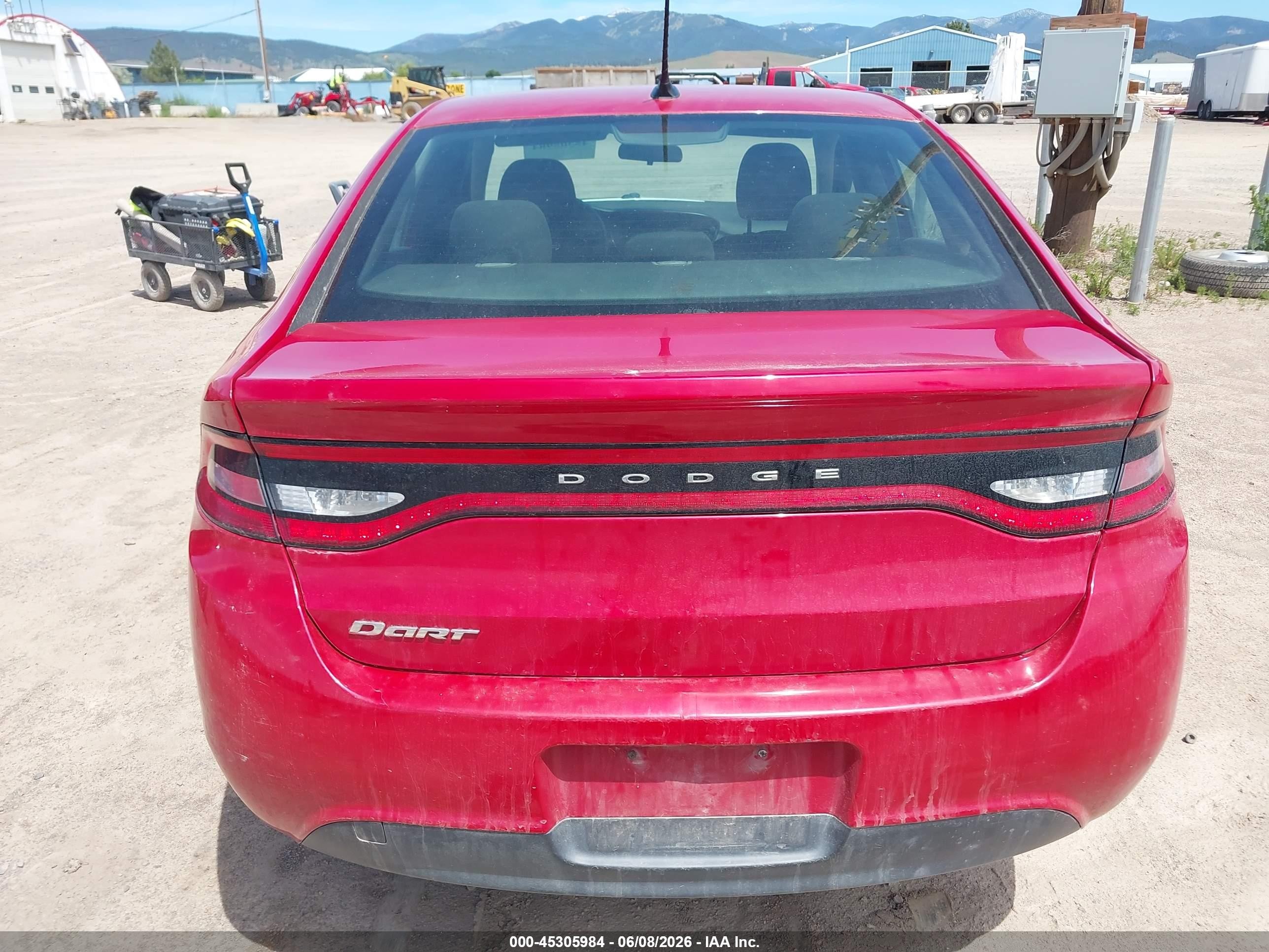 2013 Dodge Dart Se/aero Красный vin: 1C3CDFAA0DD201637