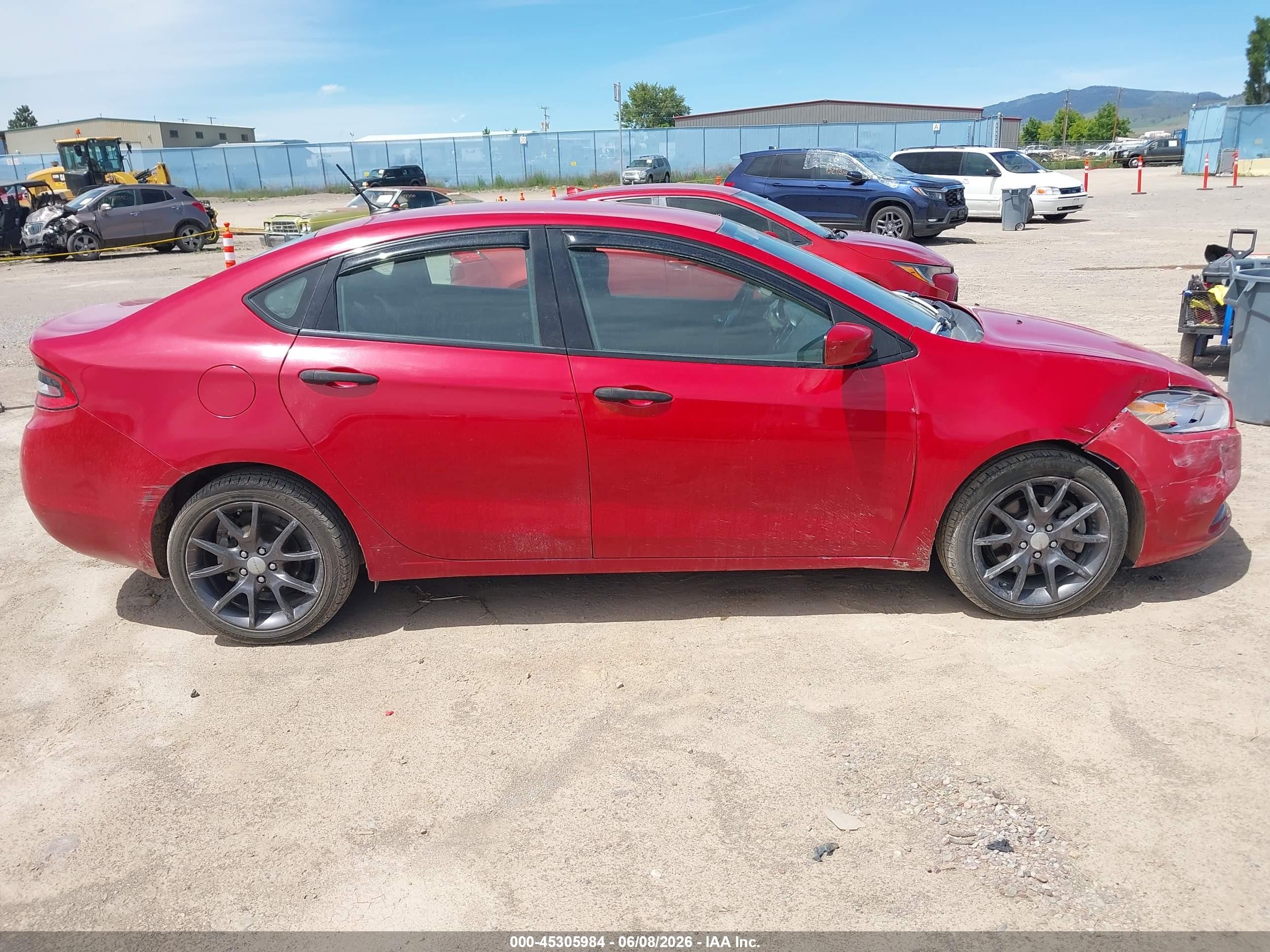 2013 Dodge Dart Se/aero Красный vin: 1C3CDFAA0DD201637