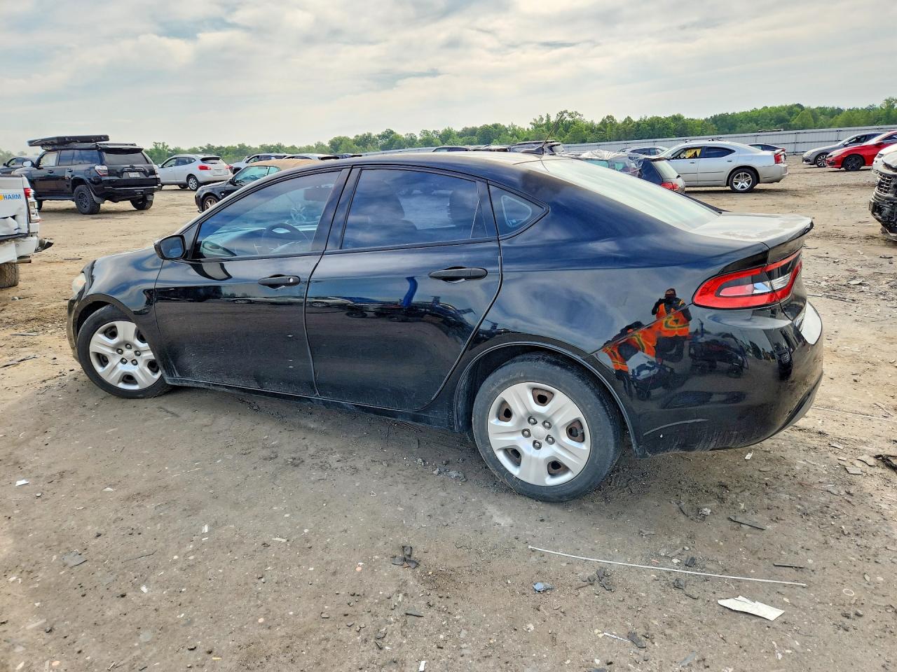 2013 Dodge Dart Se Black vin: 1C3CDFAA0DD287421