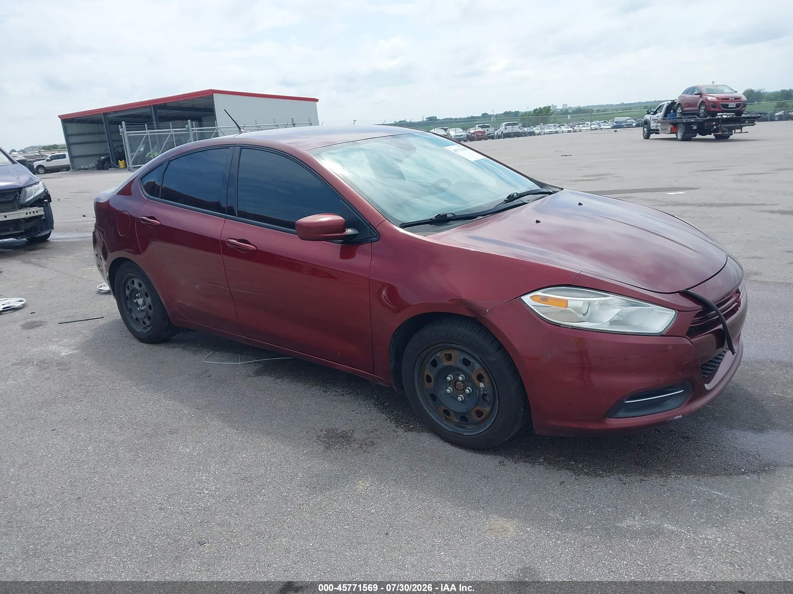 2015 Dodge Dart Se Red vin: 1C3CDFAA0FD281881